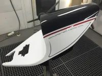 Harley Davidson – Redressage réservoir & peinture déco 3 tons (5)