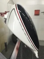 Harley Davidson – Redressage réservoir & peinture déco 3 tons (6)