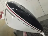 Harley Davidson – Redressage réservoir & peinture déco 3 tons (8)