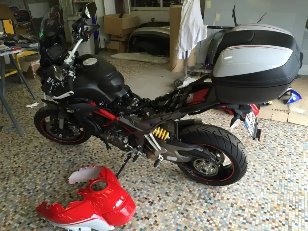 Ducati Multistrada – Peinture & hydrographie (Nantes 44) (2)