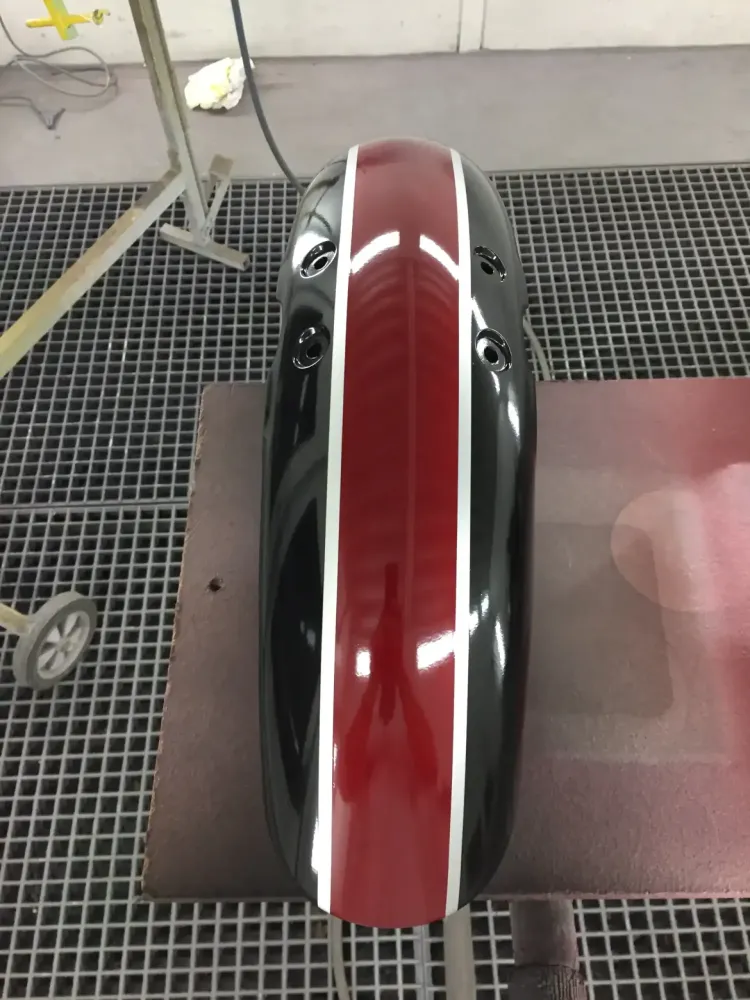 Triumph Bonneville – Déco Café Racer mate (14)