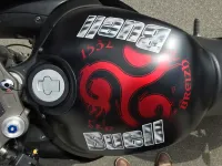 Buell « Bretagne » – Peinture aérographie, vernis mat (Nantes 44) (6)