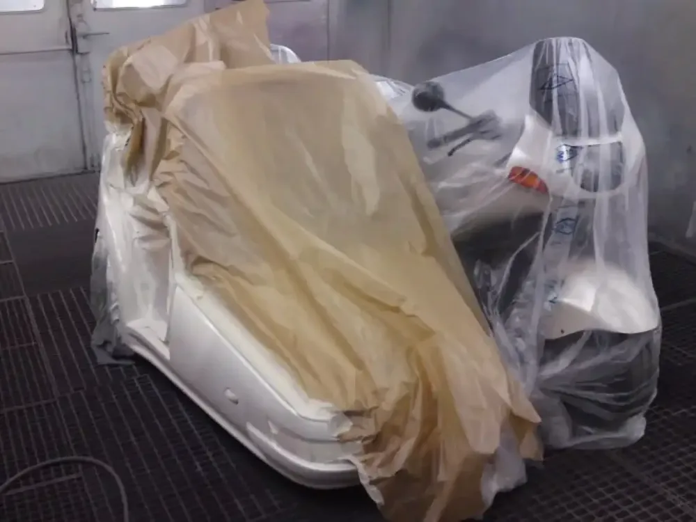 Peinture, réparation side-car (11)