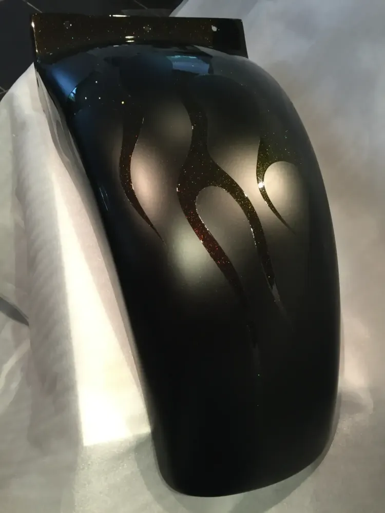 Harley – Flammes poudre caméléon, mat & brillant (7)