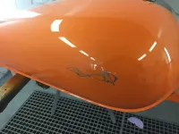 Suzuki Intruder Lamborghini – Peinture personnalisée (53)