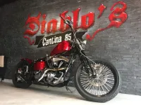 Harley – Metal flakes Candy Red, flammes True Fire (7)