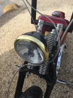 Harley – Metal flakes Candy Red, flammes True Fire (14)