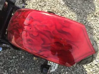 Harley – Metal flakes Candy Red, flammes True Fire (21)