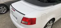 AUDI A4 CABRIOLET Réparation, changement d'aile arrière gauche , puis préparation complète pour changement de couleur en blanc opaque audi (4)