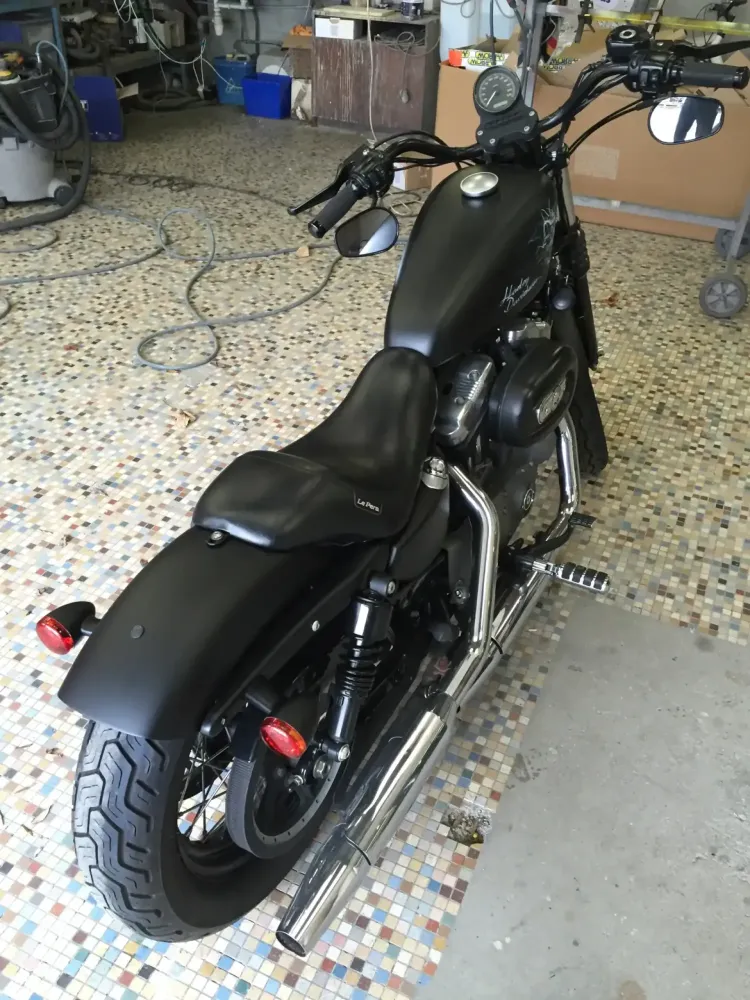 Harley – Skull white & black mat (Nantes 44) (8)