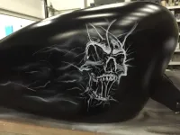 Harley – Skull white & black mat (Nantes 44) (13)