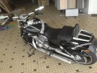 Harley V-Rod Muscle – Aérographie aigle & chaînes (5)