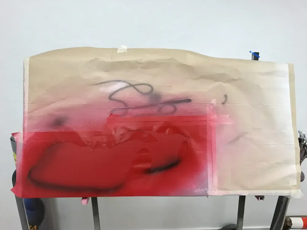 Toile Ferrari – Peinture aérographie (8)