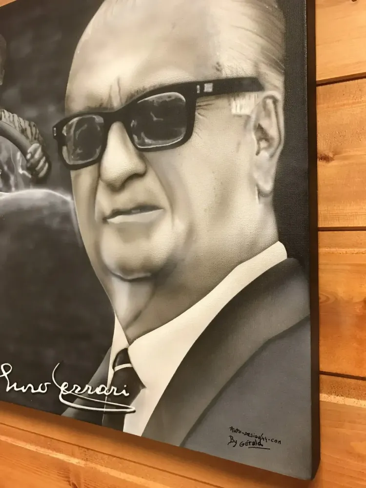 Toile Ferrari – Peinture aérographie (5)