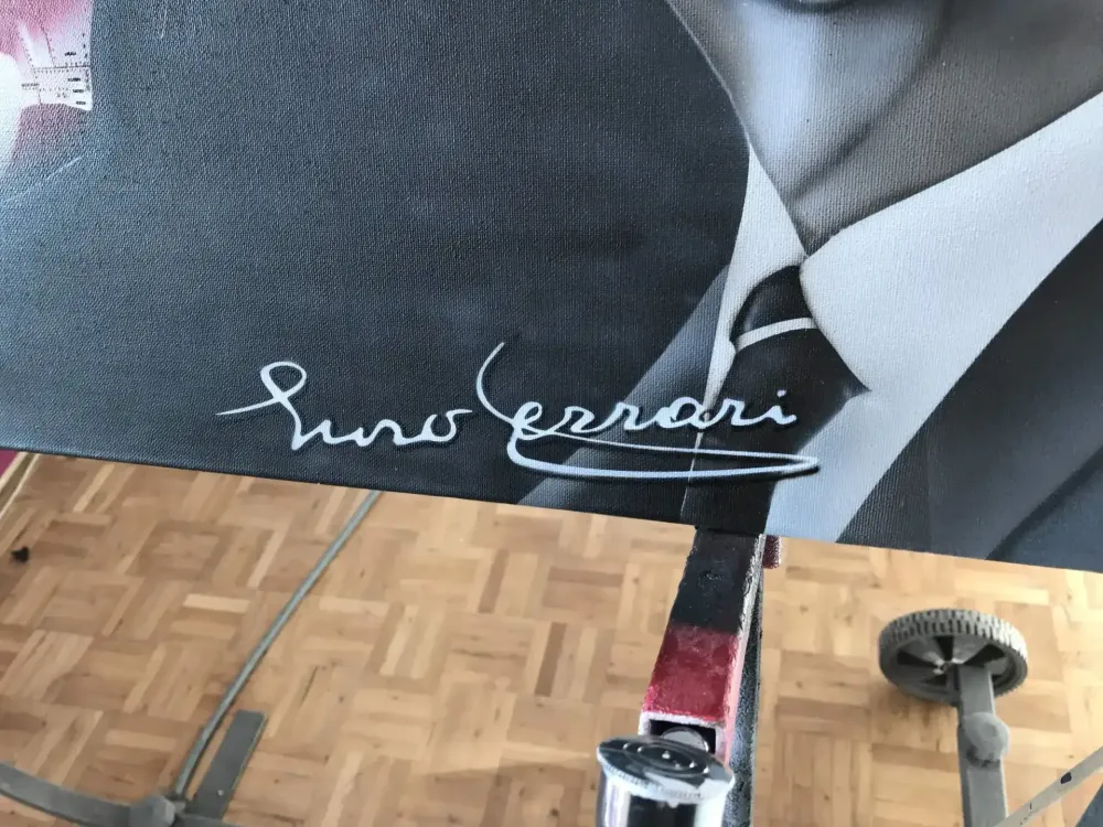 Toile Ferrari – Peinture aérographie (4)