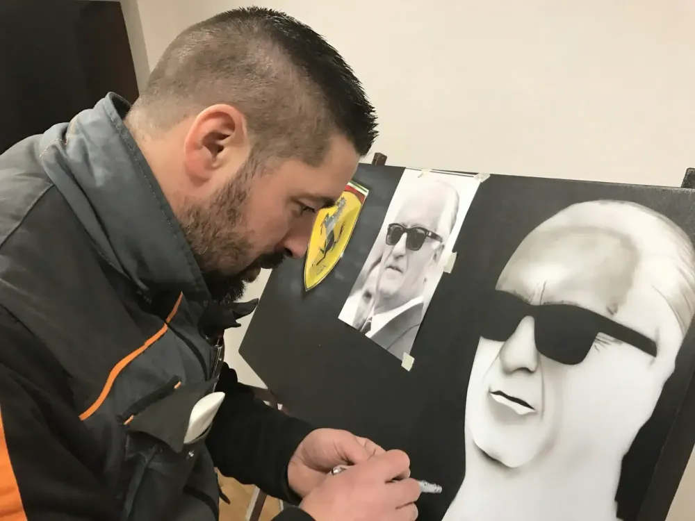 Toile Ferrari – Peinture aérographie (26)