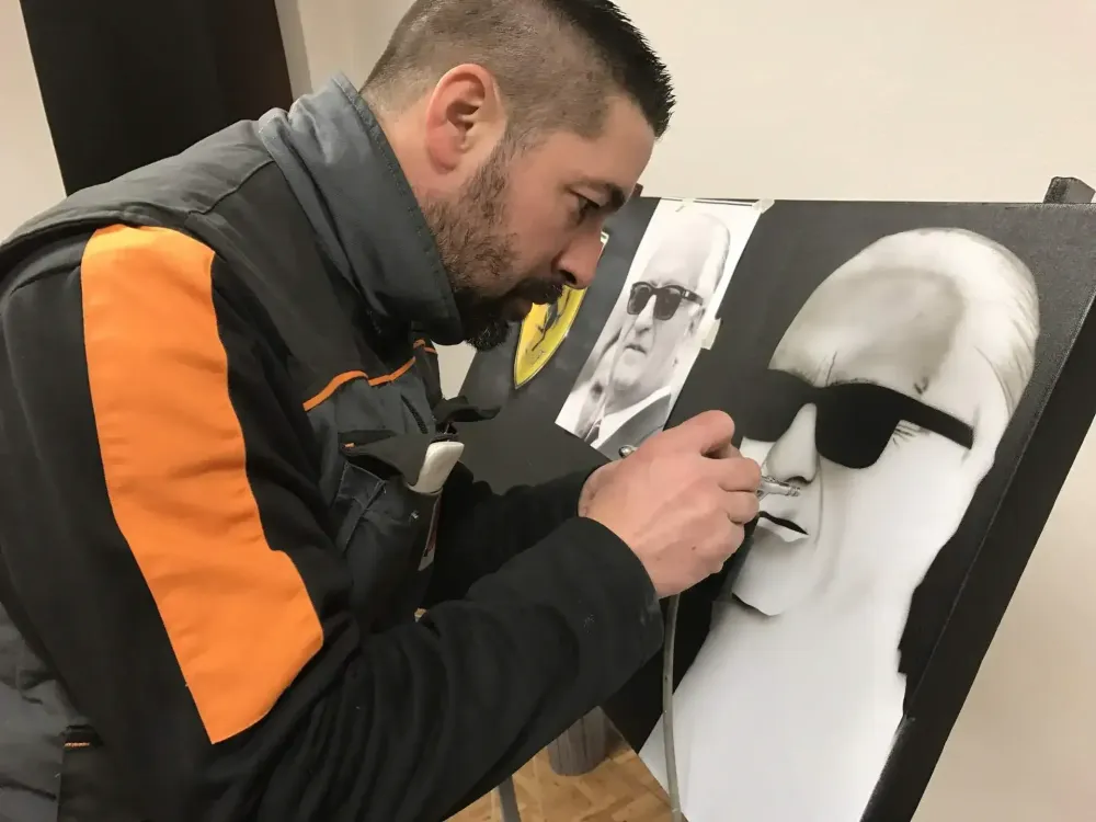 Toile Ferrari – Peinture aérographie (23)