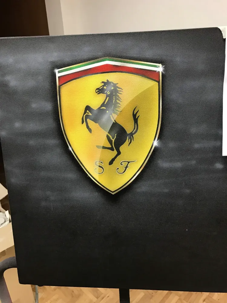 Toile Ferrari – Peinture aérographie (20)