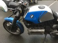 BMW Café Racer – Réservoir alu poly & déco (Nantes 44) (1)