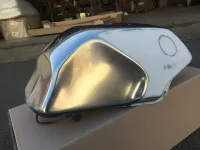 BMW Café Racer – Réservoir alu poly & déco (Nantes 44) (3)