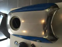 BMW Café Racer – Réservoir alu poly & déco (Nantes 44) (5)