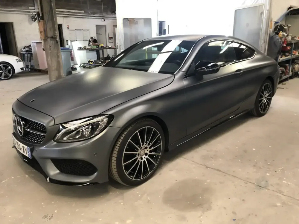 Coupé Mercedes C250 AMG – Peinture complète mate (14)