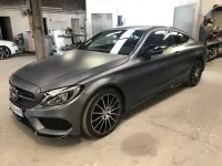 Coupé Mercedes C250 AMG – Peinture complète mate (14)