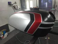 Honda Café Racer – Redressage réservoir & déco (13)