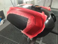 Honda Café Racer – Redressage réservoir & déco (18)