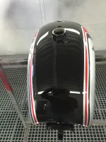 Honda Café Racer – Redressage réservoir & déco (21)