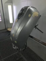 Honda Bol d’Or – Café Racer noir mat & or (6)