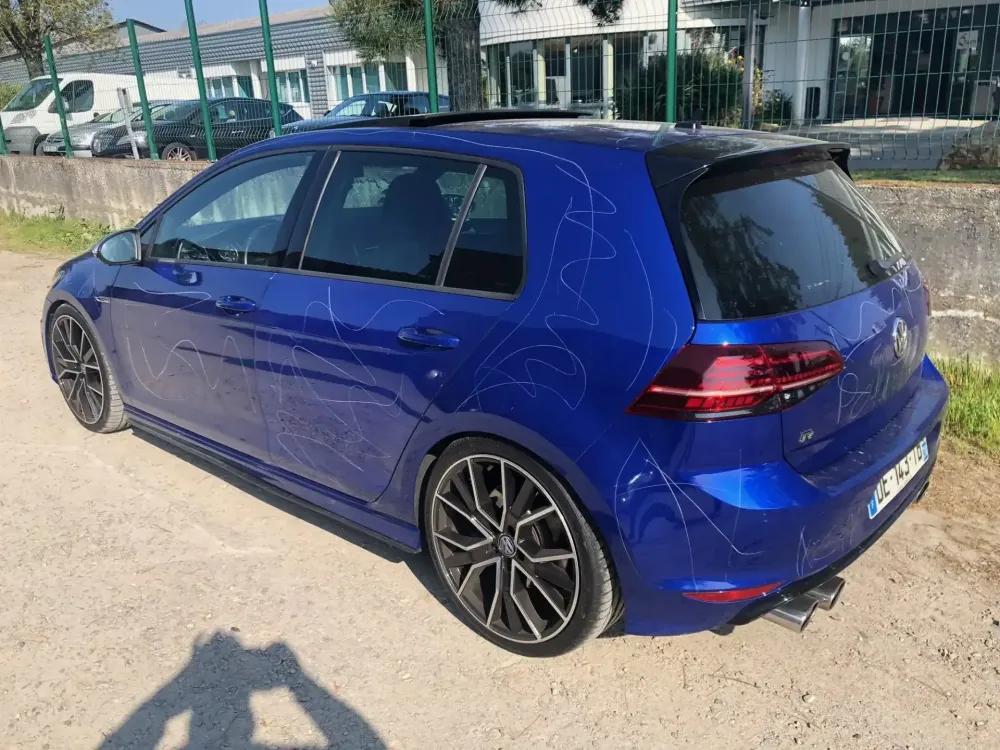 Golf VII R – Peinture complète suite vandalisme