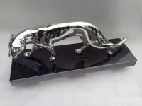 Chromage statuette bronze & marbre-12