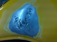 SUZUKI 650 SV réparation reservoir et flancs (2)