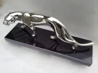 Chromage statuette bronze & marbre-13