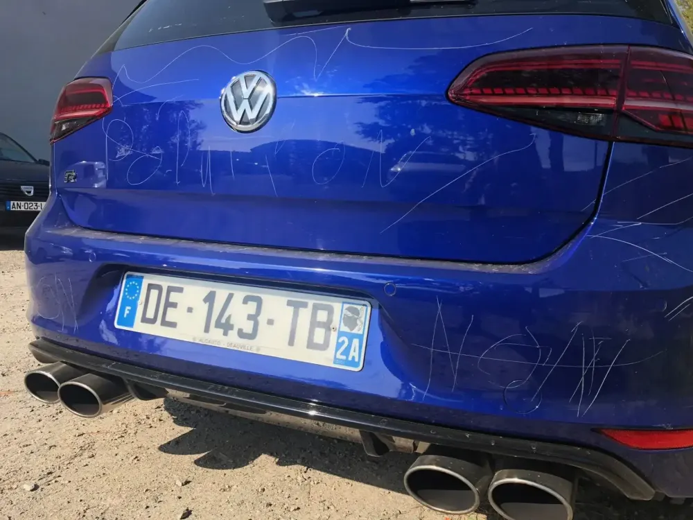 Golf VII R – Peinture complète suite vandalisme (19)