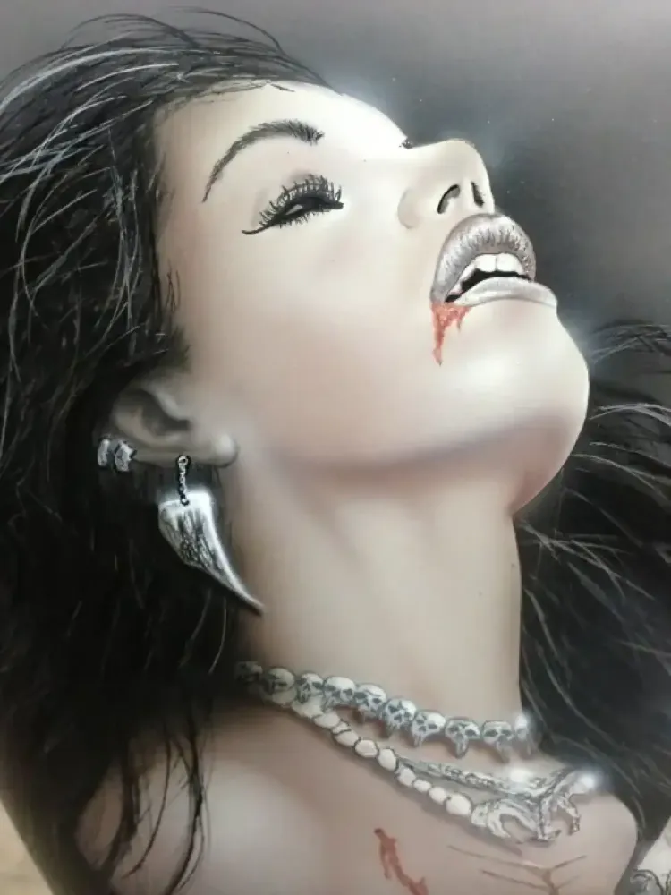 Harley Davidson 1200 Sport Low – Aérographie personnalisée (Nantes 44) (5)