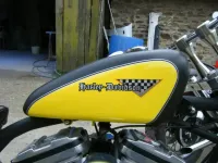 Harley Davidson noir mat & jaune nacré brillant (1)