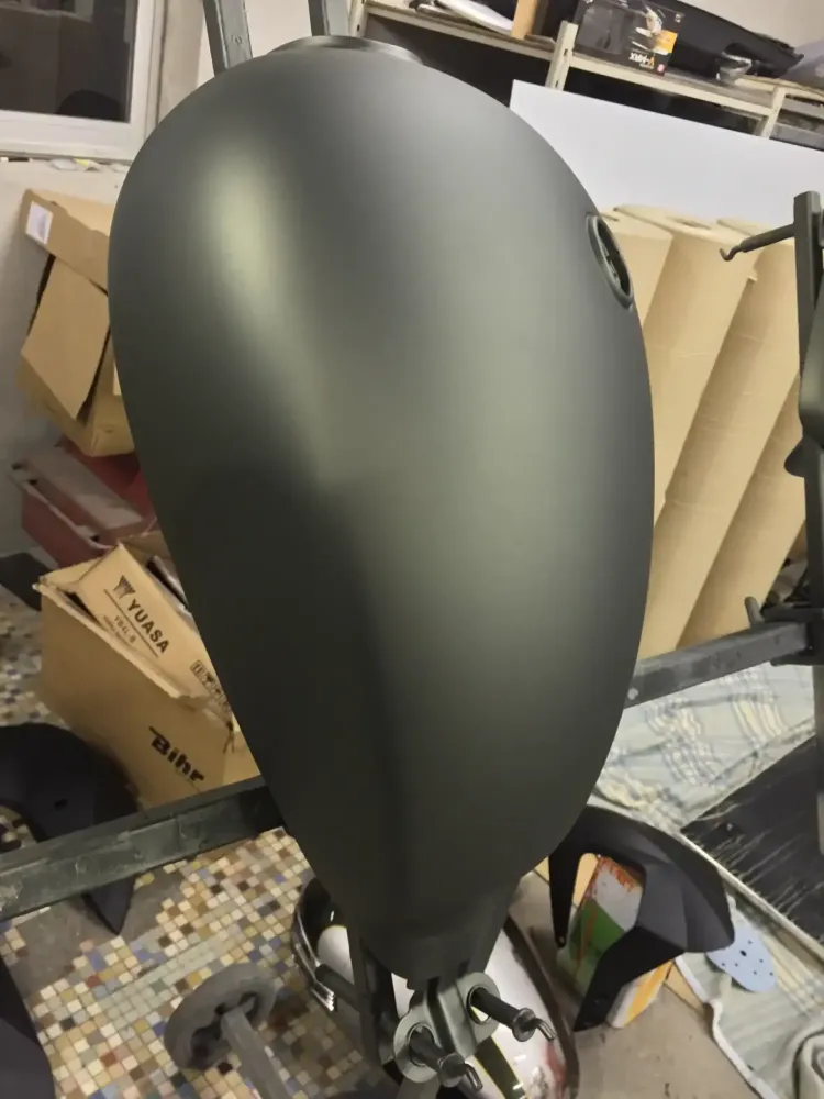 Triumph Bonneville – Peinture moto (Nantes 44) (7)