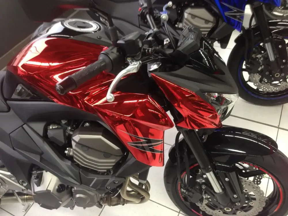 Kawasaki Z800 – Peinture chrome (Saint-Herblain 44)-11