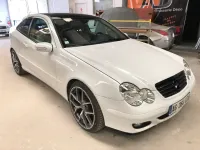 Coupé Mercedes C220 – Changement de couleur (4)