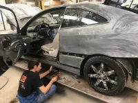Coupé Mercedes C220 – Changement de couleur (11)