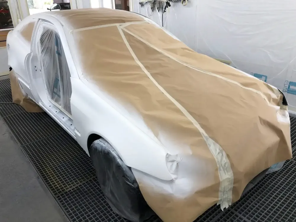Coupé Mercedes C220 – Changement de couleur (15)