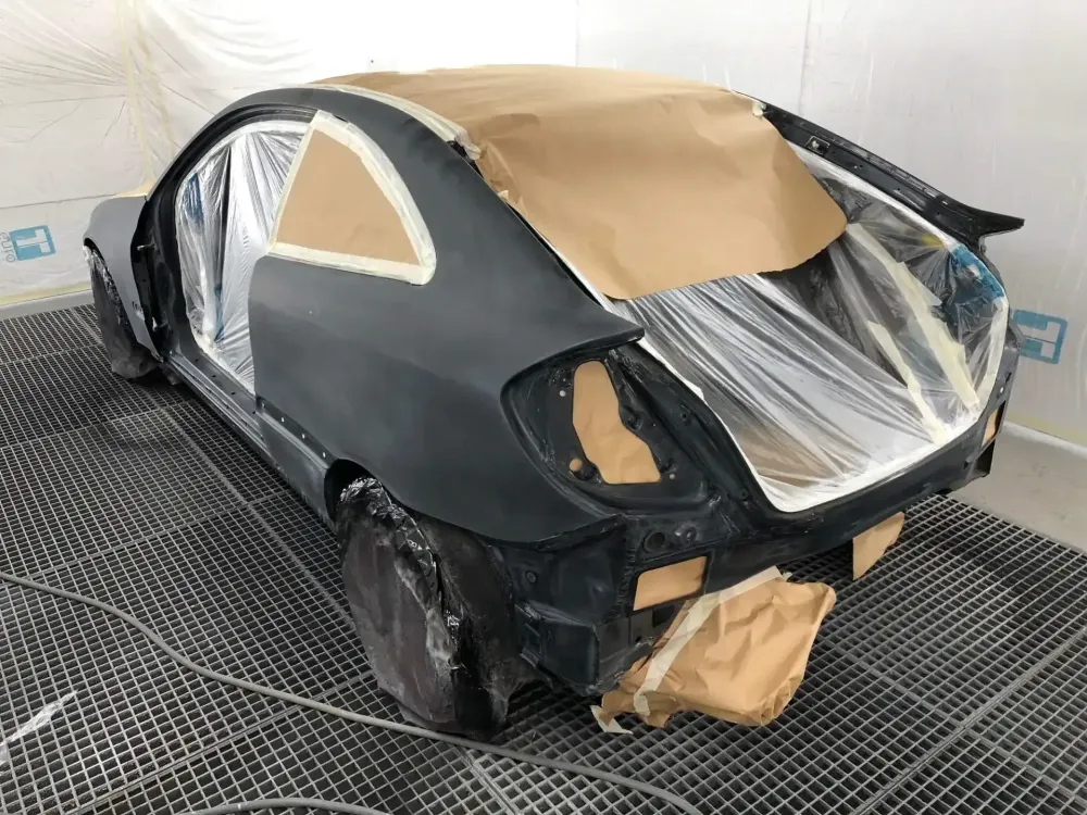 Coupé Mercedes C220 – Changement de couleur (18)
