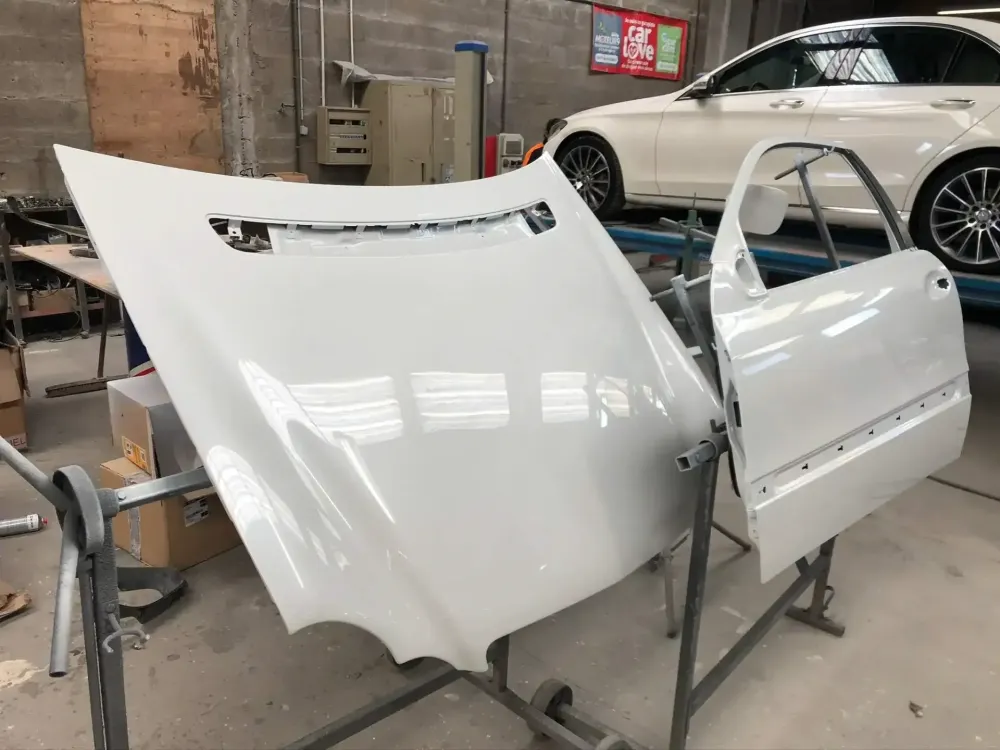 Coupé Mercedes C220 – Changement de couleur (23)