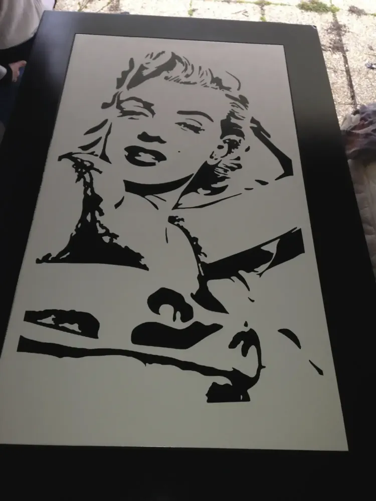 Table basse Marilyn Monroe – Noir & blanc (45)