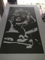 Table basse Marilyn Monroe – Noir & blanc (46)