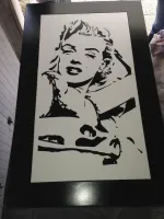 Table basse Marilyn Monroe – Noir & blanc (50)