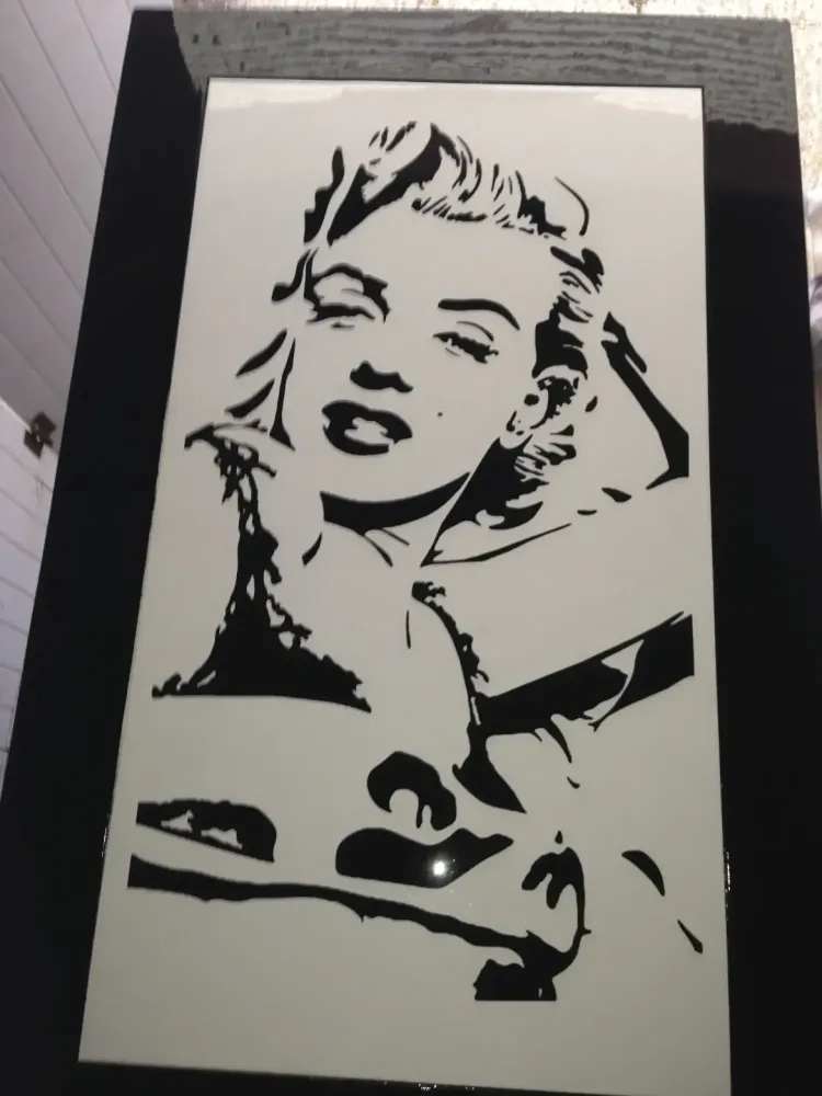 Table basse Marilyn Monroe – Noir & blanc (44)