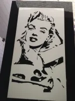 Table basse Marilyn Monroe – Noir & blanc (52)